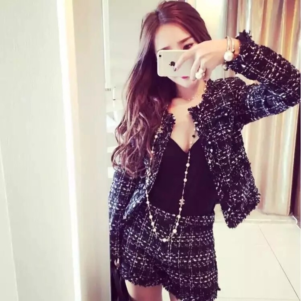 2 piece tweed set